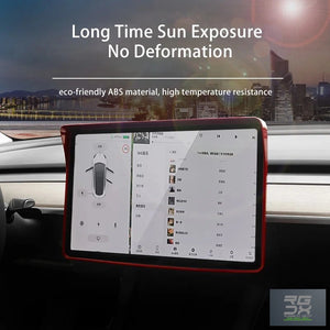 RUGGEDXGEAR | TESLA MODEL 3/Y CENTRAL CONSOLE SCREEN SUNSHADE COVER CAR SCREEN PROTECTIVE FRAME