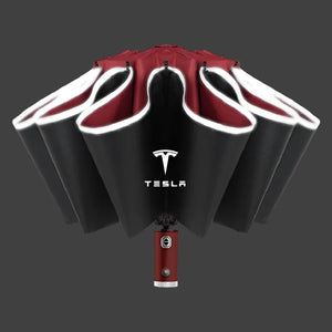 RUGGEDXGEAR | TESLA AUTOMATIC UV UMBRELLA WITH LED FLASHLIGHT