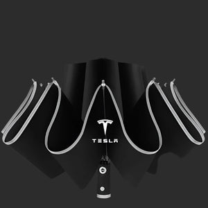 RUGGEDXGEAR | TESLA AUTOMATIC UV UMBRELLA WITH LED FLASHLIGHT