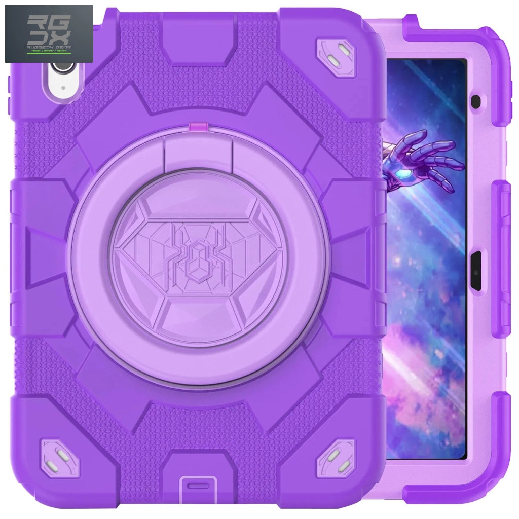 RUGGEDXGEAR | TOUGH IPAD CASE FOR KIDS | ROTATING STAND & SHOULDER STRAP