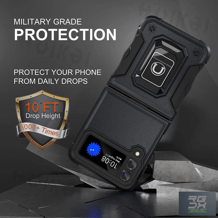 RUGGEDXGEAR | MILITARY SHOCKPROOF| ARMOUR MAGNETIC KICKSTAND RING CASE