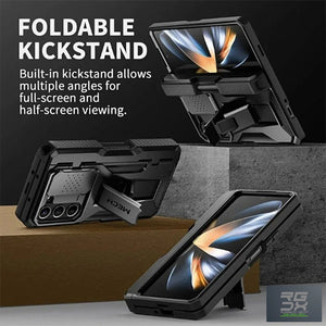 RUGGEDXGEAR | SAMSUNG GALAXY Z FOLD 5 PHONE CASE SHOCKPROOF PROTECTION | BELT-CLIP KICKSTAND | BUILT-IN SCREEN PROTECTOR