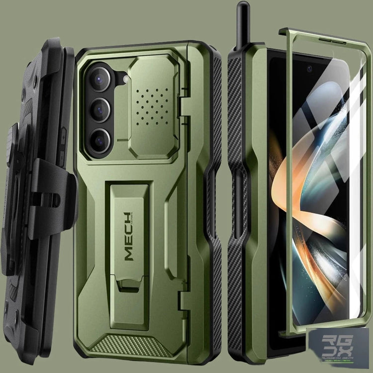 RUGGEDXGEAR | SAMSUNG GALAXY Z FOLD 5 PHONE CASE SHOCKPROOF PROTECTION | BELT-CLIP KICKSTAND | BUILT-IN SCREEN PROTECTOR