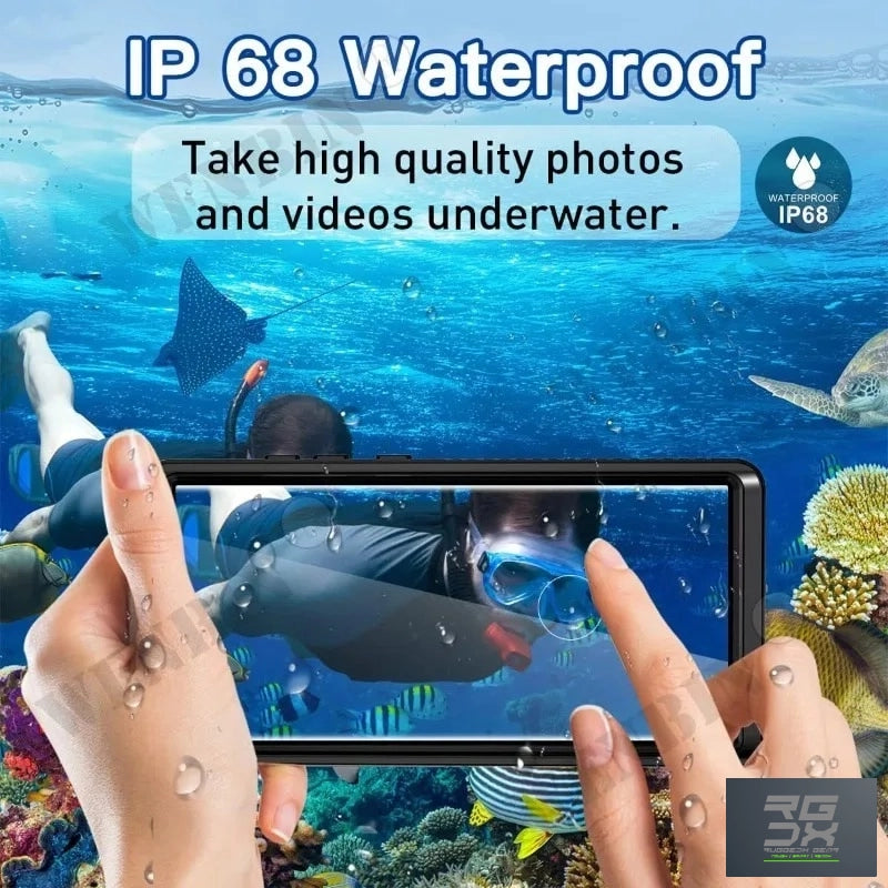 RUGGEDXGEAR | WATERPROOF CASE LUXURY IP68 UNBREAKABLE