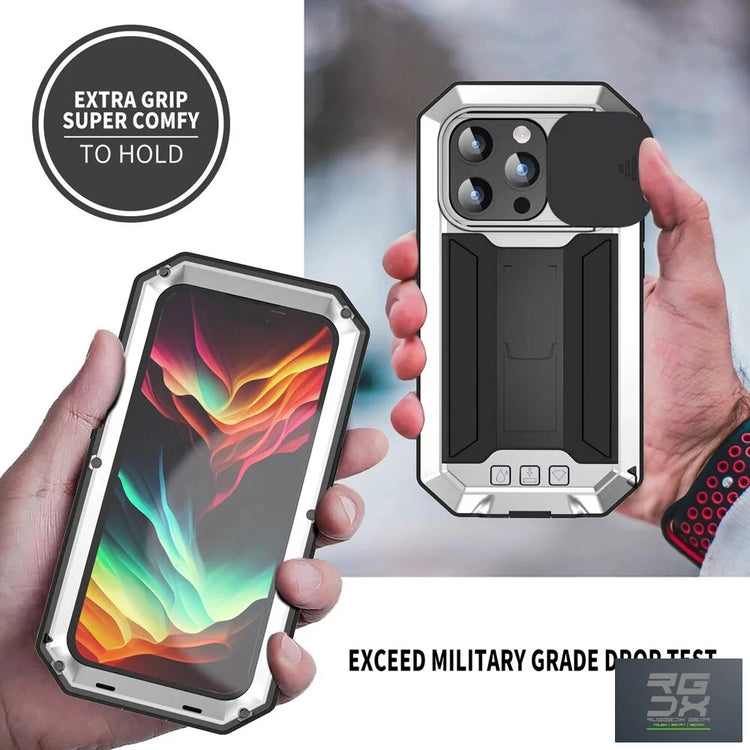 RUGGEDXGEAR | ARMOUR METAL SHOCKPROOF DOOM COVER WITH CAMERA PROTECTION