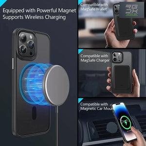 RUGGEDXGEAR | MAGSAFE WIRELESS CHARGING CASE - MATTE FROSTED PROTECTION