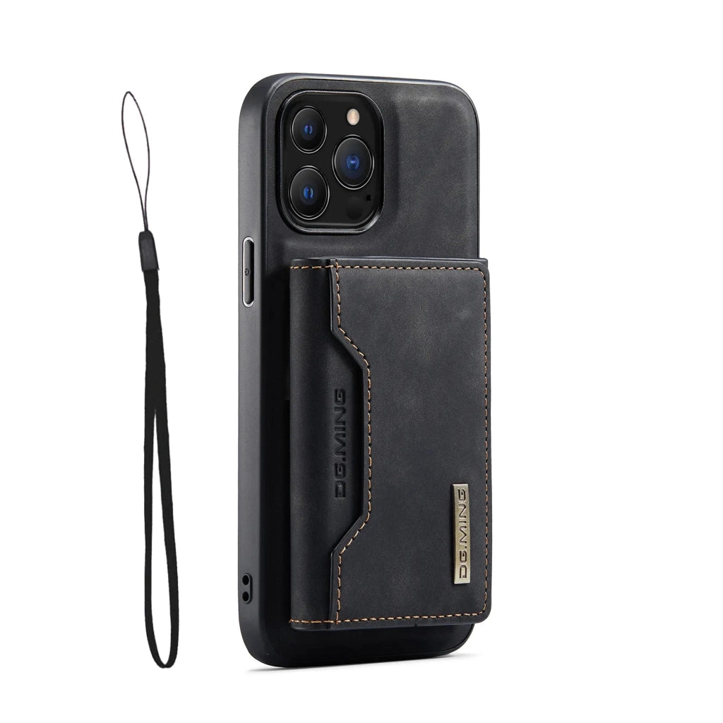 RUGGEDXGEAR |  LEATHER WALLET CASE WITH CARD HOLDER 2-IN-1 DETACHABLE