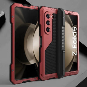 RUGGEDXGEAR | SUPER ARMOUR CASE + SILICONE + ALUMINIUM ALLOY, FULL COVER, FOLDING STAND, SHOCKPROOF