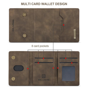 RUGGEDXGEAR | LEATHER 2-IN-1 DETACHABLE WALLET CASE WITH CARD HOLDER