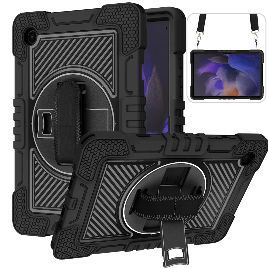 RUGGEDXGEAR IPAD CASE | SHOCKPROOF PROTECTION | KICKSTAND | HAND & SHOULDER STRAPS