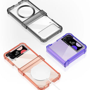 RUGGEDXGEAR | COLORFUL MAGNETIC WIRELESS CHARGING CASE FOR SAMSUNG Z FLIP