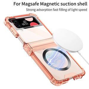 RUGGEDXGEAR | COLORFUL MAGNETIC WIRELESS CHARGING CASE FOR SAMSUNG Z FLIP