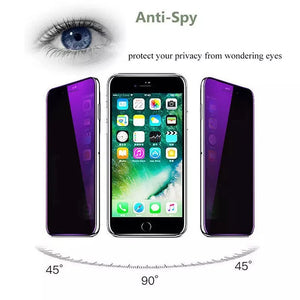 RUGGEDXGEAR | ANTI-BLUE RAY PRIVACY SCREEN PROTECTOR | PURPLE GLASS | METAL CAMERA LENS