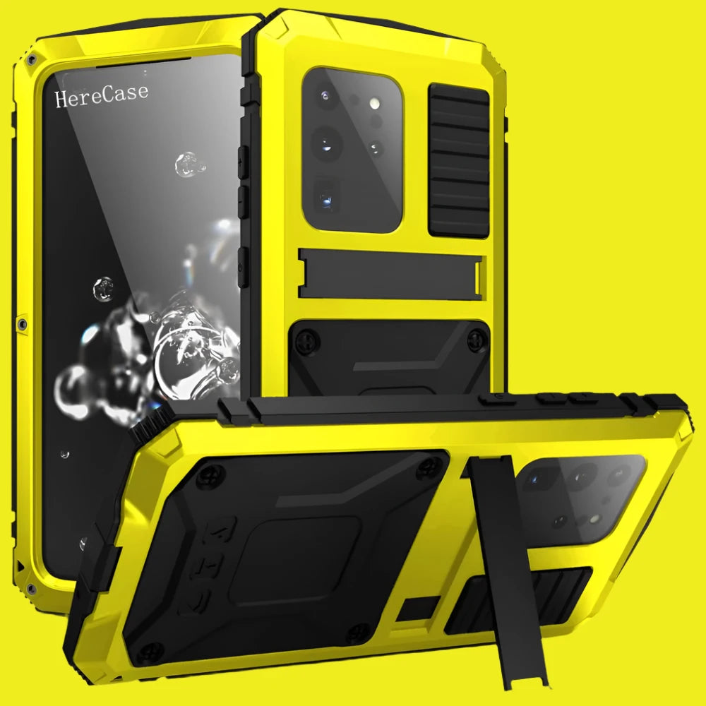 RUGGEDXGEAR | SHOCKPROOF 360 FULL METAL CASE ALUMINUM ARMOR HOLDER COVER