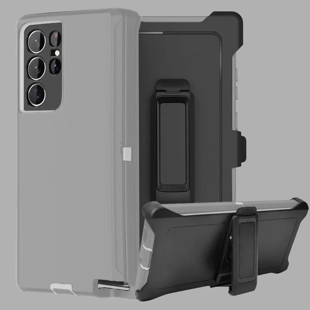 RUGGEDXGEAR | SHOCKPROOF ARMOUR BUMPER DEFENDER CASE COVER WITH BELT CLIP