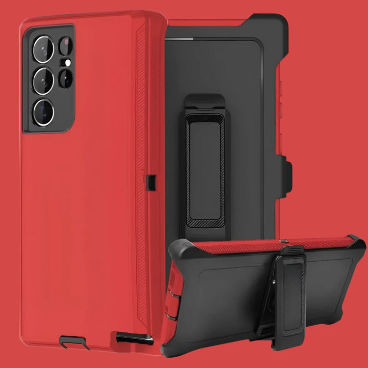 RUGGEDXGEAR | SHOCKPROOF ARMOUR BUMPER DEFENDER CASE COVER WITH BELT CLIP