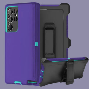 RUGGEDXGEAR | SHOCKPROOF ARMOUR BUMPER DEFENDER CASE COVER WITH BELT CLIP