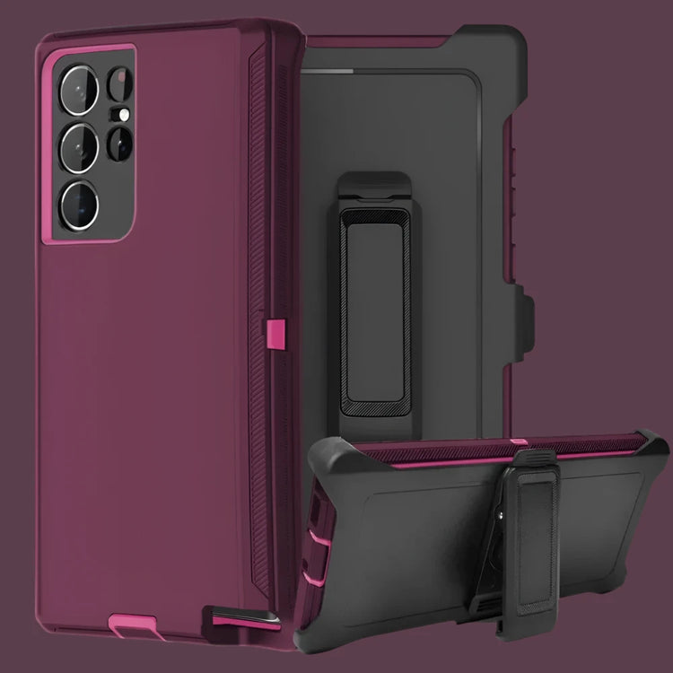 RUGGEDXGEAR | SHOCKPROOF ARMOUR BUMPER DEFENDER CASE COVER WITH BELT CLIP