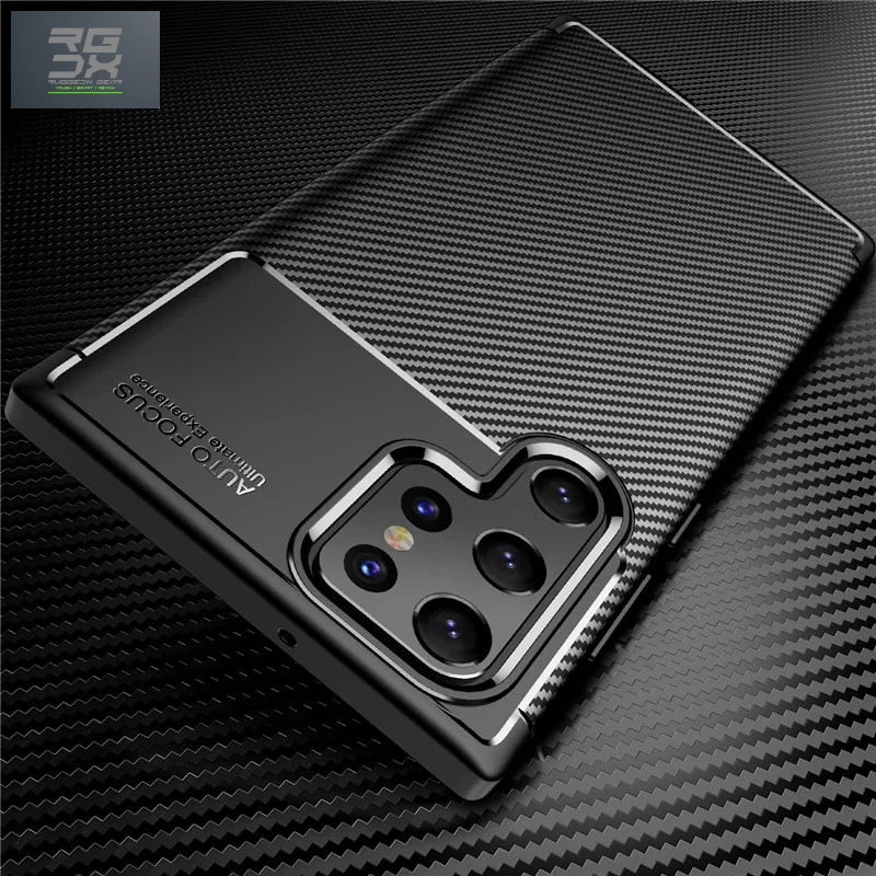 RUGGEDXGEAR | CARBON FIBER PATTERN  | SHOCKPROOF SOFT TPU CASE