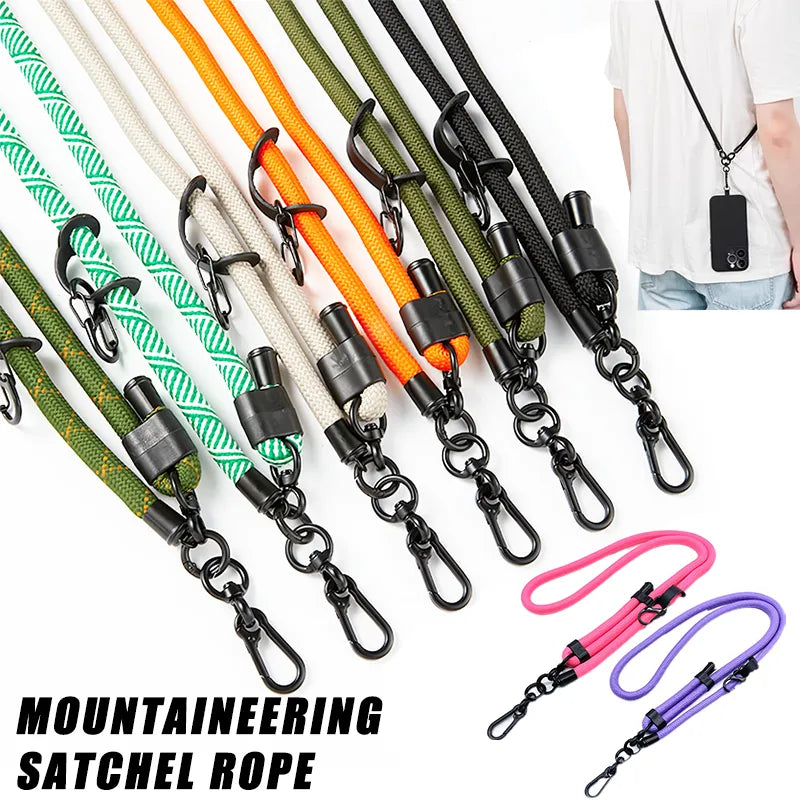 RUGGEDXGEAR | ADJUSTABLE OUTDOOR UNIVERSAL CROSSBODY SHOULDER LANYARD 10MM